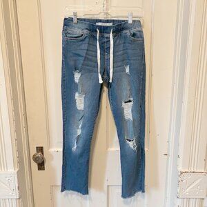 Celebrity Pink Pull-On Drawstring Jeans | S